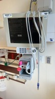 GE CDL1541A PATIENT MONITOR W/ GE MODULE RACK