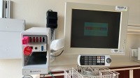 GE CDL1541A PATIENT MONITOR W/ GE MODULE RACK