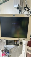 GE CDA15RT PATIENT MONITOR W/ GE MODULE RACK
