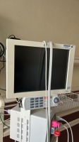 GE CDA15RT PATIENT MONITOR W/ GE MODULE RACK
