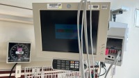 GE CDA15T PATIENT MONITOR W/ GE MODULE RACK