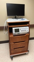 GE 250CX SERIES FETAL MONITOR W/ WORKSTATION
