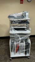 AGFA HEALTHCARE ID TABLET W/ CASSETTES ON CART