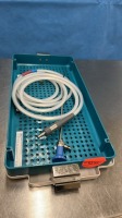 STRYKER 30 DEGREE 5MM RIGID SCOPE WITH FIBER OPTIC LIGHT CABLE