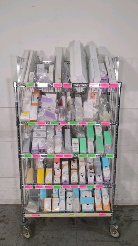 SUTURE RACK (MOSTLY ETHICON)(OUT OF DATE)(CART INCLUDED) (Apart of the Astria Regional Medical Center Yakima, WA / Located at Phoenix Warehouse)