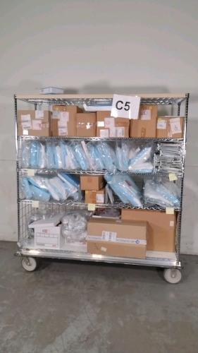 LOT OF MISC DISPOSABLES (OUT OF DATE)(CART INCLUDED) (Apart of the Astria Regional Medical Center Yakima, WA / Located at Phoenix Warehouse)