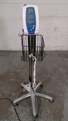 WELCH ALLYN SPOT VITAL SIGNS MONITOR ON ROLLING STAND (Apart of the Astria Regional Medical Center Yakima, WA / Located at Phoenix Warehouse)