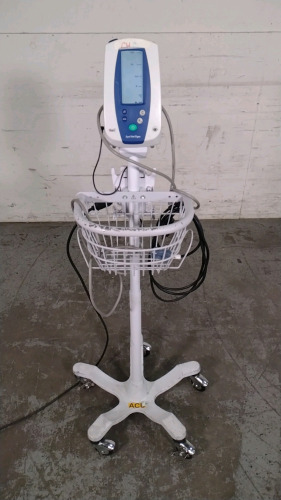 WELCH ALLYN SPOT VITAL SIGNS MONITOR ON ROLLING STAND (Apart of the Astria Regional Medical Center Yakima, WA / Located at Phoenix Warehouse)