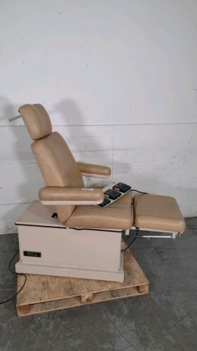 HILL ADJUSTABLE POWER EXAM CHAIR WITH FOOT CONTROL