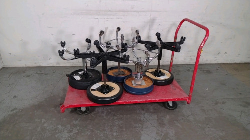 (5) EXAM STOOLS (NO CART)