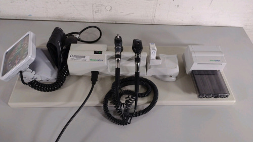 WELCH ALLYN 767 SERIES WALL MOUNT TO INCLUDE: WALL TRANSFORMER WITH (2) HEADS, SPHYMO, CUFF