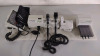 WELCH ALLYN 767 SERIES WALL MOUNT TO INCLUDE: WALL TRANSFORMER WITH (2) HEADS, SPHYMO, CUFF