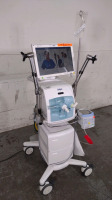 DRAGER EVITA INFINITY V500 VENTILATOR WITH GS500 AND PS500 ON ROLLING STAND