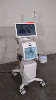 DRAGER EVITA INFINITY V500 VENTILATOR WITH GS500 AND PS500 ON ROLLING STAND