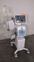 DRAGER EVITA INFINITY V500 VENTILATOR WITH GS500 AND PS500 ON ROLLING STAND