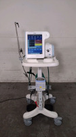 PHILIPS RESPIRONICS V60 VENTILATOR ON ROLLING STAND