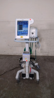 PHILIPS RESPIRONICS V60 VENTILATOR ON ROLLING STAND