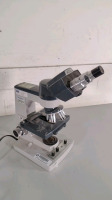 AMERICAN OPTICAL MICROSTAR LAB MICROSCOPE WITH SINGLE BINOCULAR (10X W.F.), 4 OBJECTIVES (10, 20, 40, 50)