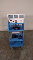 COVIDIEN FORCETRIAD (SW 4.00) ENERGY PLATFORM WITH (4) FOOTSWITCHES ((2) LIGASURE 1, BIPOLAR, MONOPOLAR) ON ROLLING CART