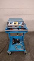 VALLEYLAB FORCE FX-C ESU WITH (2) FOOTSWITCHES ON ROLLING CART