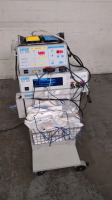ERBE APC 300/ICC 200 ESU WITH FOOTSWITCH ON ROLLING CART