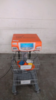 GYRUS ACMI 777000 G400 WORKSTATION WITH FOOTSWITCH ON ROLLING CART