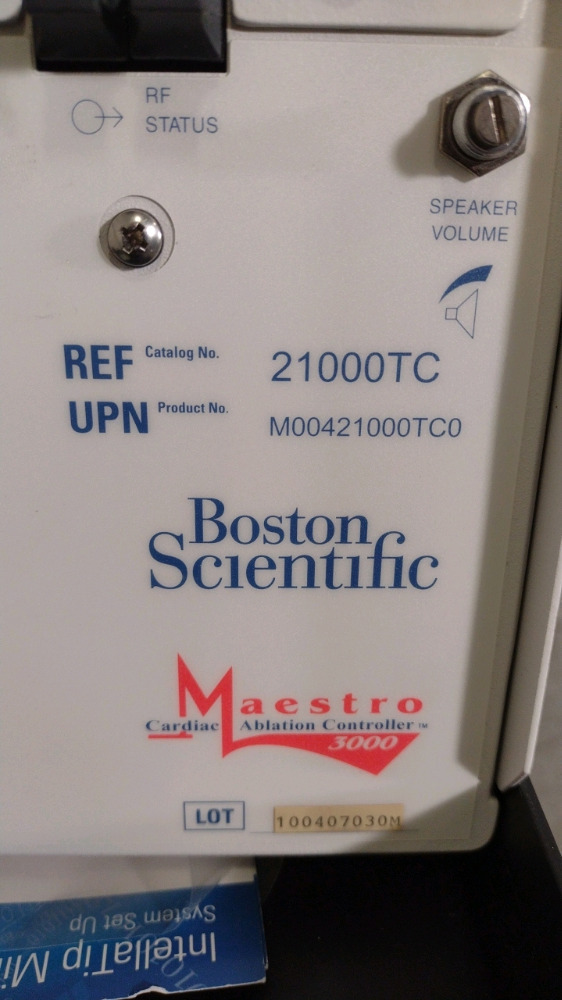 Pod Abulation BOSTON SCIENTIFIC MAESTRA 3000 CARDIAC ABLATION CONTROLLER WITH POD 100 ...