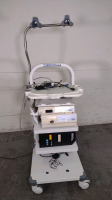 OLYMPUS EVIS EXERA II ENDOSCOPY SYSTEM TO INCLUDE: CV-180 VIDEO SYSTEM CENTER, CLV-180 LIGHT SOURCE, WM-NP2 MOBILE WORKSTATION