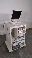 PANASONIC ENDOSCOPY SYSTEM TO INCLUDE: GP-KH232A CAMERA CONTROL UNIT, GP-KH232HA CAMERA HEAD, 7150 XENON LIGHT XOURCE, MOBILE WORKSTATION