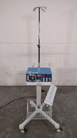 ARTHREX AR-6400 CONTINUOUS WAVE II ARTHROSCOPY PUMP ON ROLLING STAND