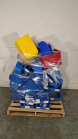 LOT OF PLASTIC BINS