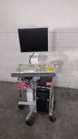 HP CATHLAB COMPUTER ON ROLLING STAND