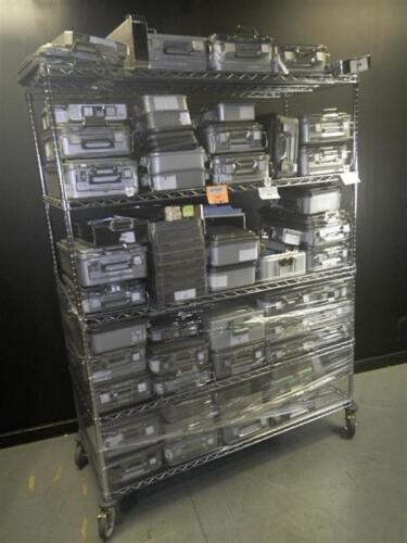 LOT OF INSTRUMENT CASES (NO CART)