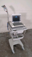 GE MAC 5500 HD ECG/EKG MACHINE WITH ACQUISITION MODULE (CAM HD) ON ROLLING CART
