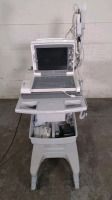 GE MAC 5500 ECG/EKG MACHINE WITH ACQUISITION MODULE (CAM HD) ON ROLLING CART