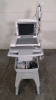 GE MAC 5500 ECG/EKG MACHINE WITH ACQUISITION MODULE (CAM HD) ON ROLLING CART
