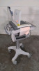 GE MAC 5500 ECG/EKG MACHINE WITH ACQUISITION MODULE (CAM HD) ON ROLLING CART - 3