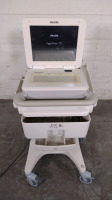 PHILIPS PAGEWRITER TC70 ECG/EKG MACHINE WITH ACQUISITION MODULE (453564150751) ON ROLLING CART