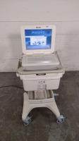 PHILIPS PAGEWRITER TC70 ECG/EKG MACHINE WITH ACQUISITION MODULE (453564150751) ON ROLLING CART