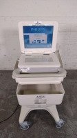 PHILIPS PAGEWRITER TC70 ECG/EKG MACHINE ON ROLLING CART