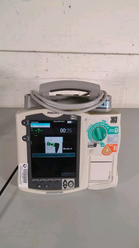 PHILIPS HEARTSTART MRX DEFIB WITH PACER, AED MODE, 2 BATTERIES