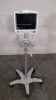 GE DASH 5000 PATIENT MONITOR ON ROLLING STAND