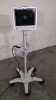 GE DASH 5000 PATIENT MONITOR ON ROLLING STAND