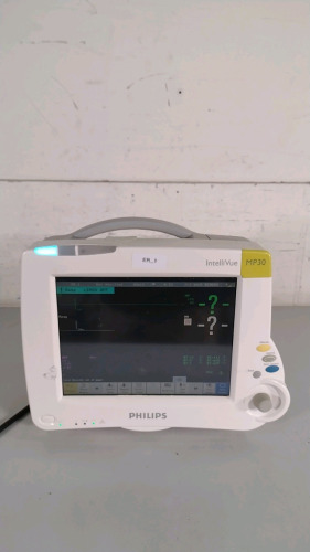 PHILIPS INTELLIVUE MP30 PATIENT MONITOR WITH MULTI-PARAMATER MODULE (M3001A)