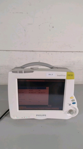 PHILIPS INTELLIVUE MP30 PATIENT MONITOR WITH MULTI-PARAMATER MODULE (M3001A)