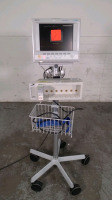 HP M1204A VIRIDIA 26C ANESTHESIA PATIENT MONITOR WITH ROLLING STAND