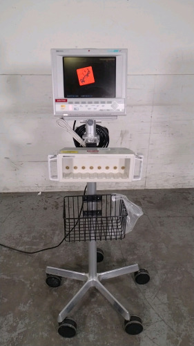 HP M1204A VIRIDIA 24CT PATIENT MONITOR WITH ROLLING STAND