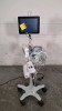 EDWARDS LIFESCIENCES EV1000M PATIENT MONITOR ON ROLLING STAND