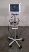 EDWARDS LIFESCIENCES VIGILANCE II PATIENT MONITOR ON ROLLING STAND