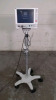 EDWARDS LIFESCIENCES VIGILANCE II PATIENT MONITOR ON ROLLING STAND